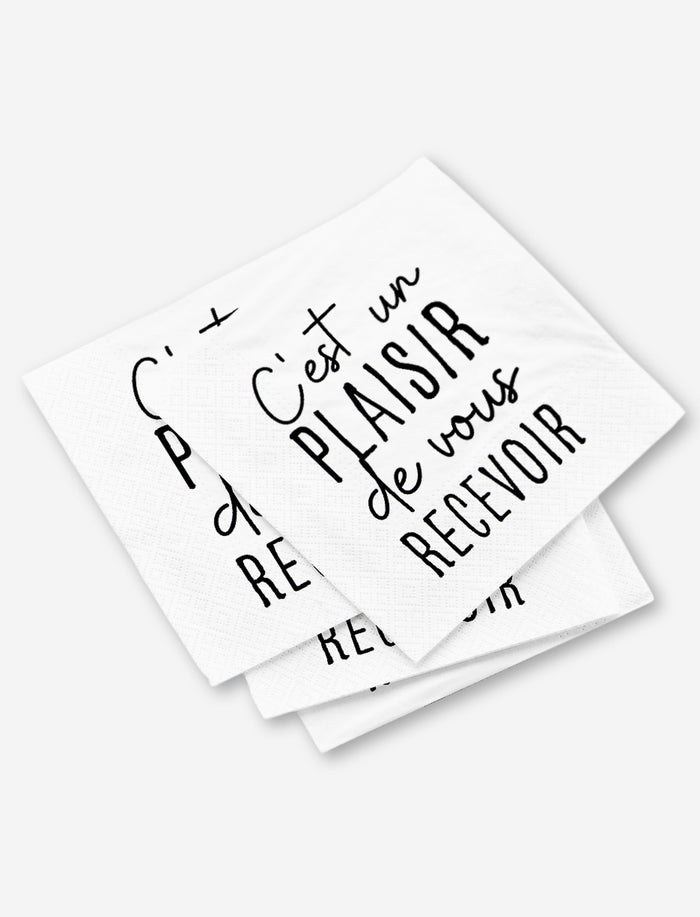 Serviettes de table en papier - paquet de 20