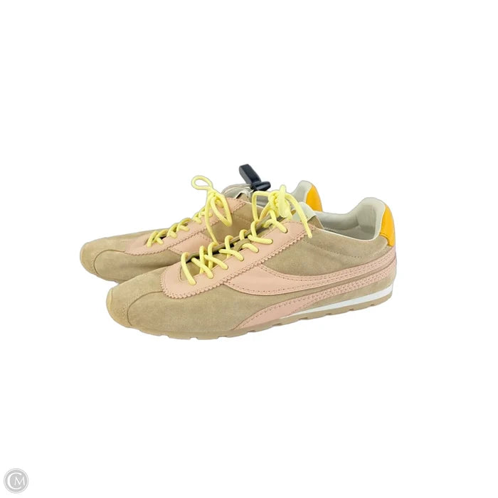 Shoes Sneakers By Cma In Pink & Tan, Size: 8.5