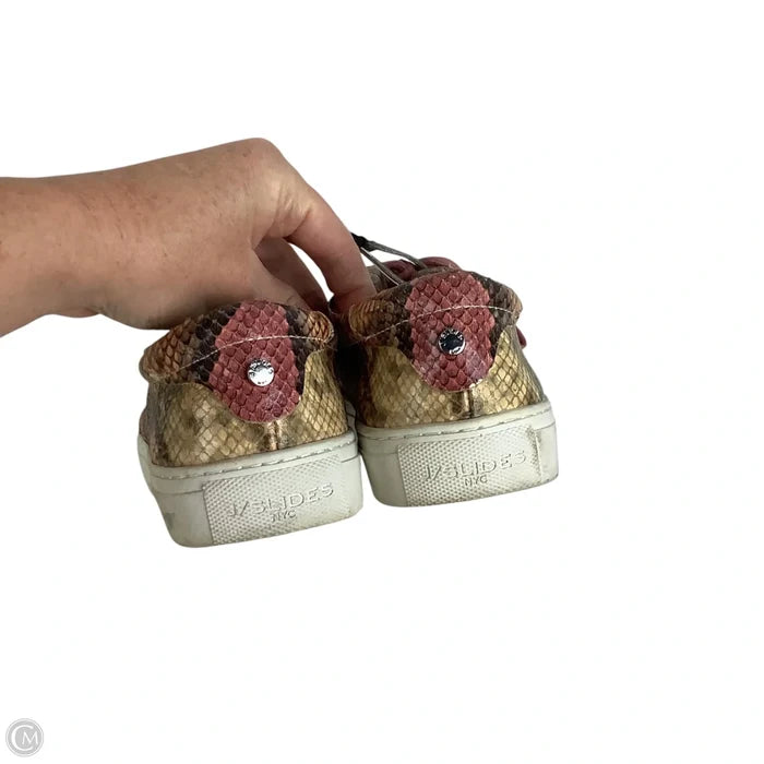 Shoes Sneakers By J Slides In Snakeskin Print, Size: 6