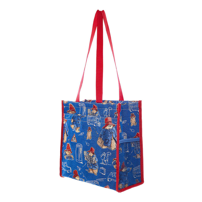 SHOP-PADDBL | Paddington Bear Blue Shopper Shoulder Bag