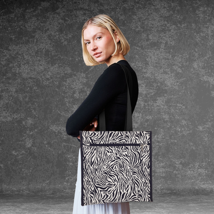 SHOP-ZEBRA| ZEBRA Shopper Bag