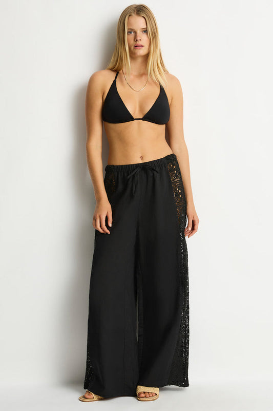 Shore Linen Panelled Beach Pant