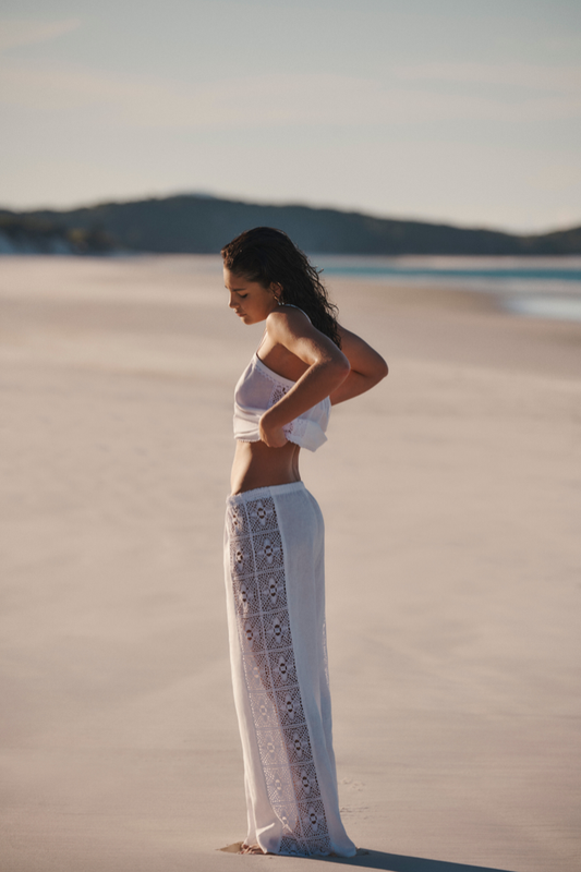 Shore Linen Panelled Beach Pant