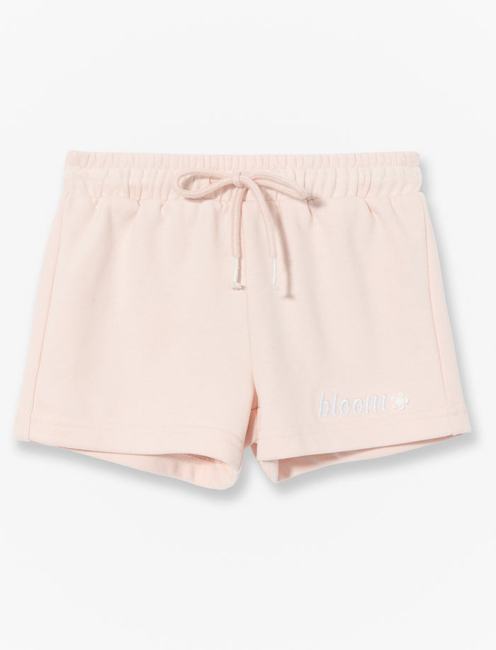 Short à broderie et taille élastique - petite fille