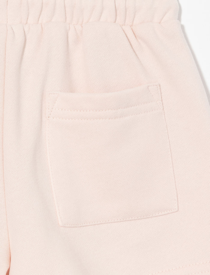 Short à broderie et taille élastique - petite fille