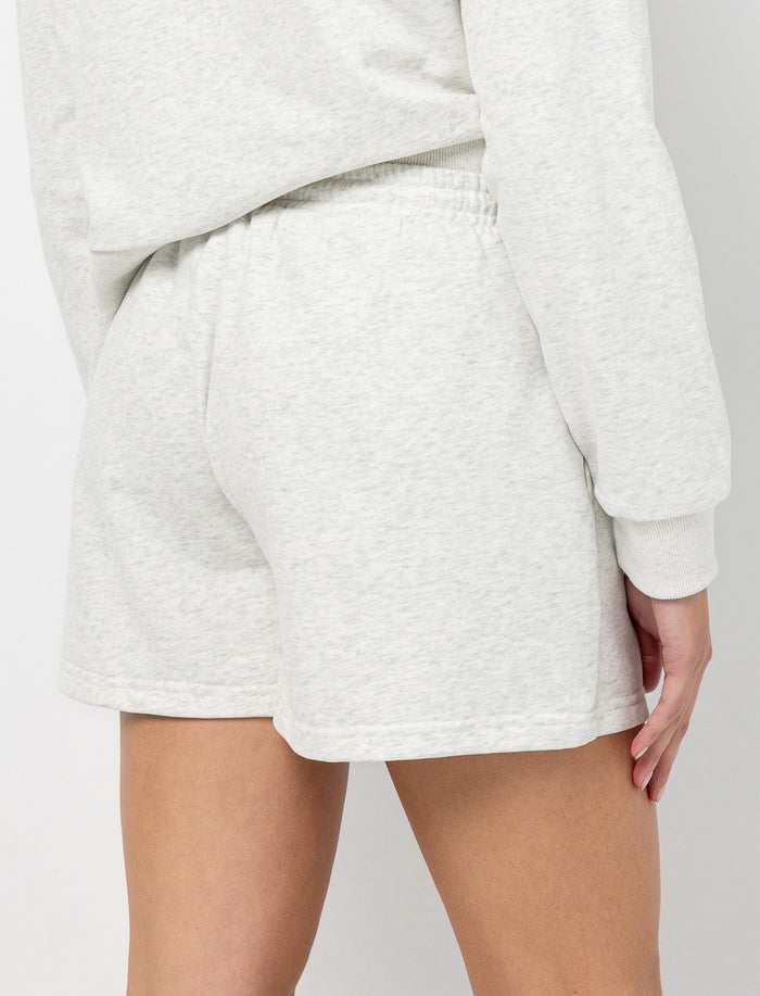 Short à broderie et taille élastique