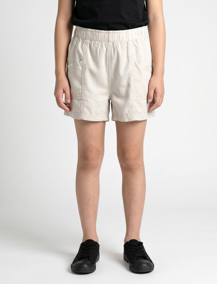 Short à enfiler en lyocell pour ado fille