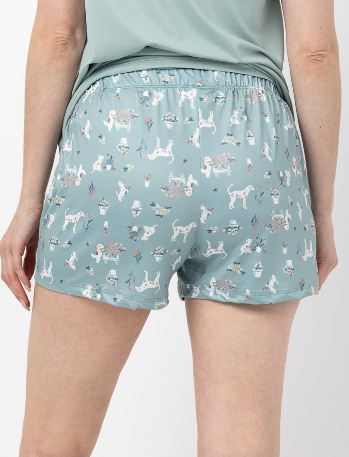 Short de pyjama imprimé