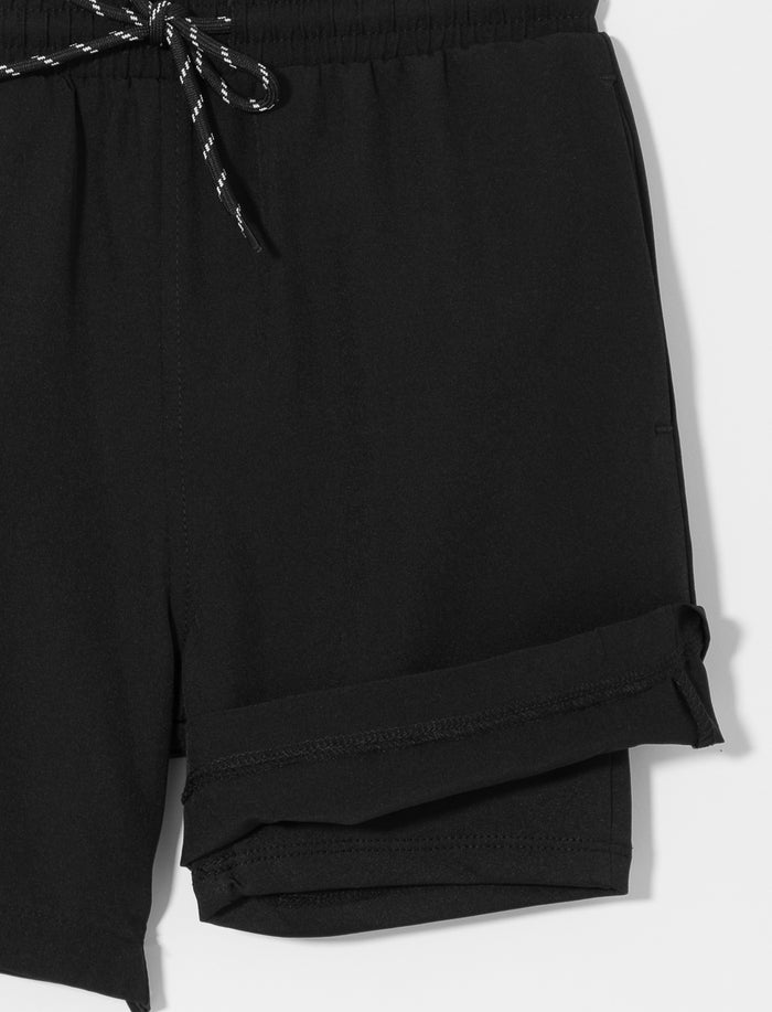 Short de sport à taille élastique