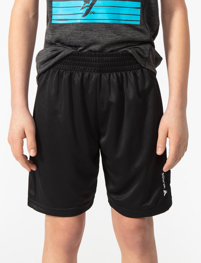 Short de sport en filet
