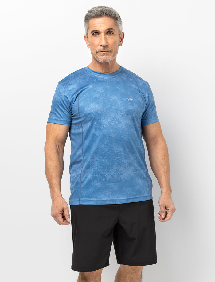 Short de sport uni à taille élastique