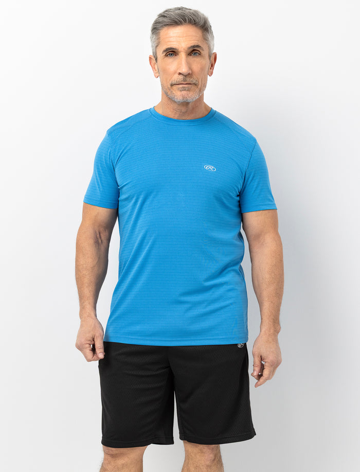 Short de sport uni en maille