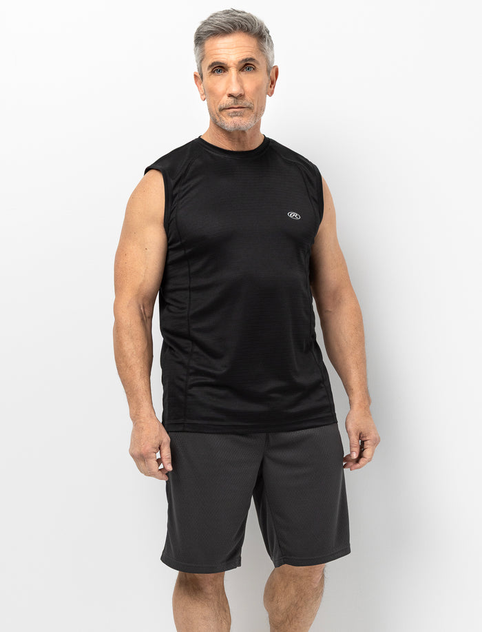 Short de sport uni en maille