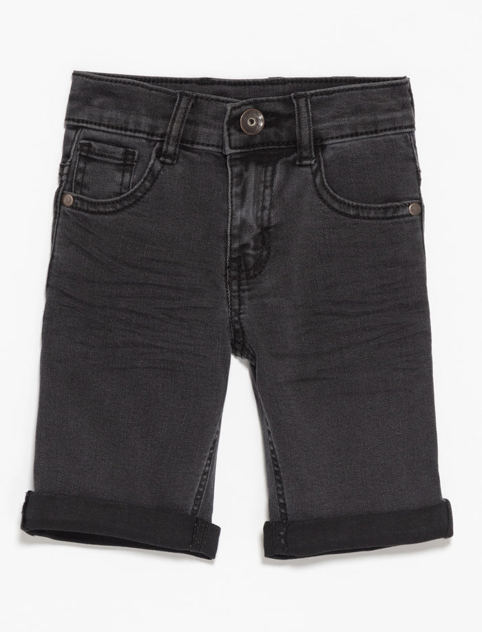 Short en denim extensible