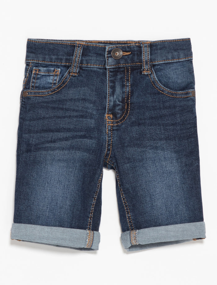 Short en denim extensible