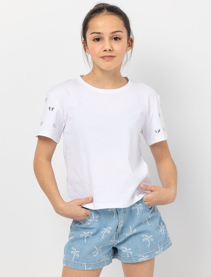 Short en denim