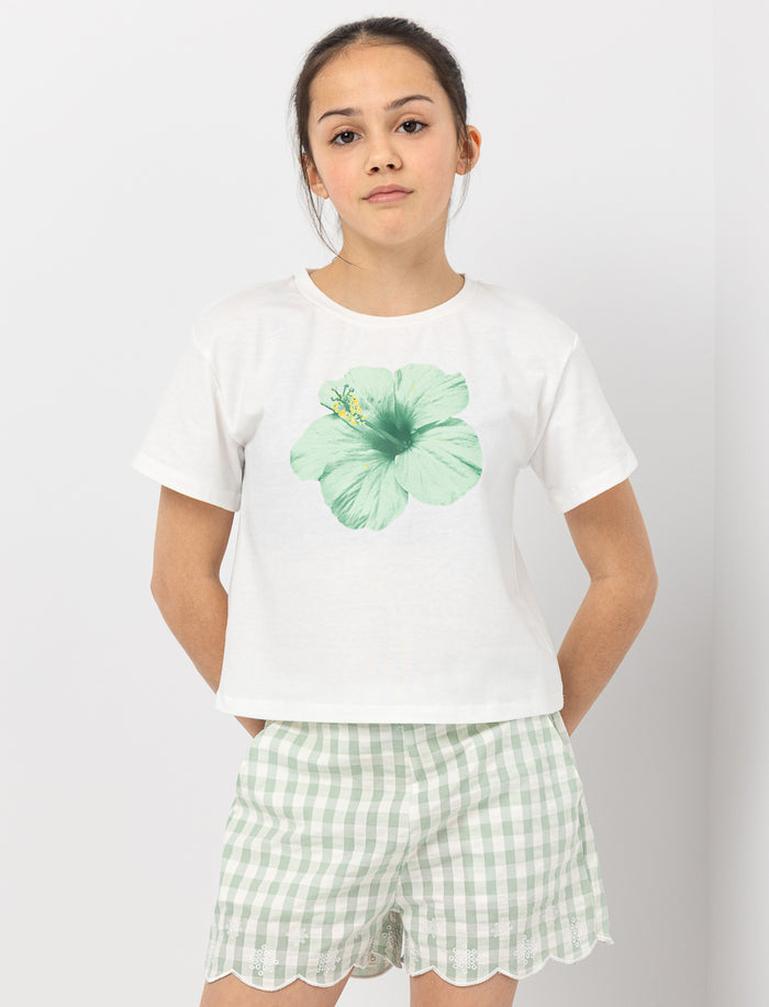 Short en gingham