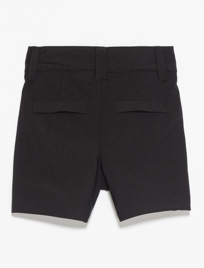 Short uni à taille régulière