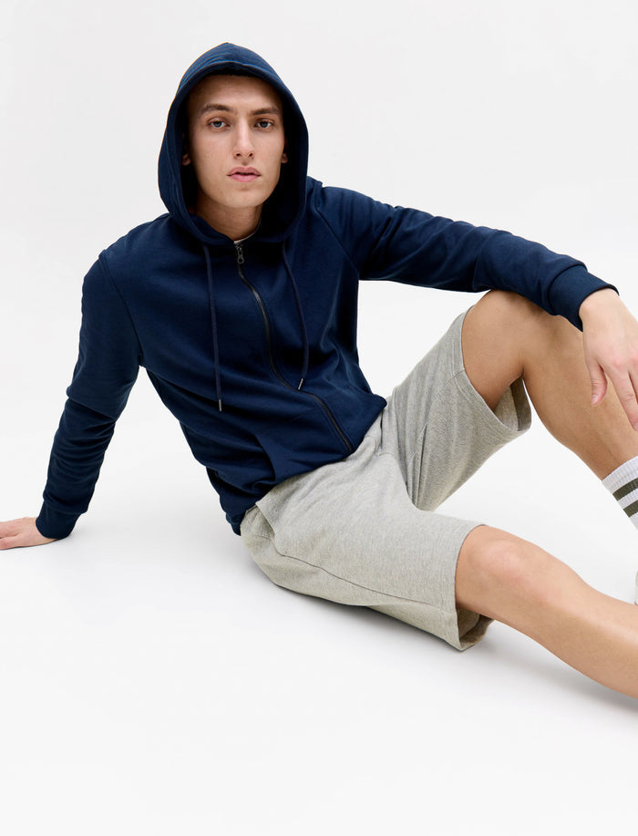 Short uni en coton ouaté