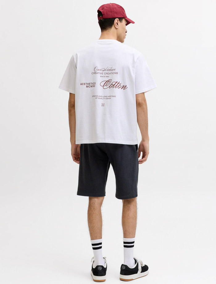 Short uni en coton ouaté