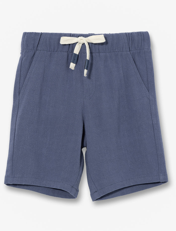 Short uni en lin léger