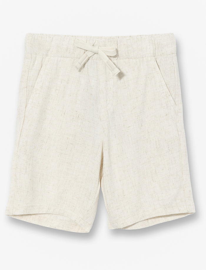 Short uni en lin léger