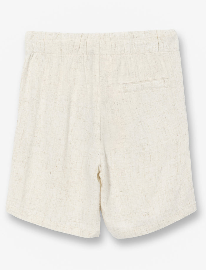 Short uni en lin léger