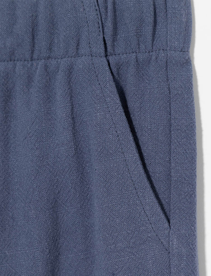 Short uni en lin léger