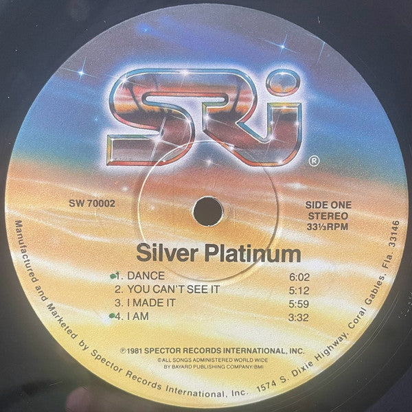 Silver Platinum - Silver Platinum (LP) [US] 1st (Very Good Plus (VG+))
