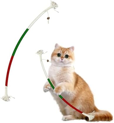 Silvervine Sticks for Cats Toy Bite Rope Catnip Chew Stick Cat Toys Pet Clever