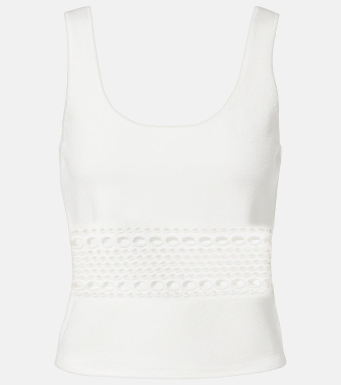 Simkhai Fitzgerald Open Stitch Knit Tank