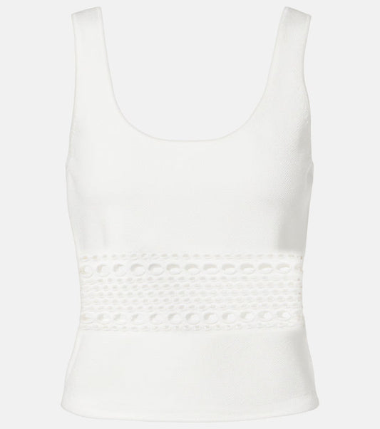 Simkhai Fitzgerald Open Stitch Knit Tank
