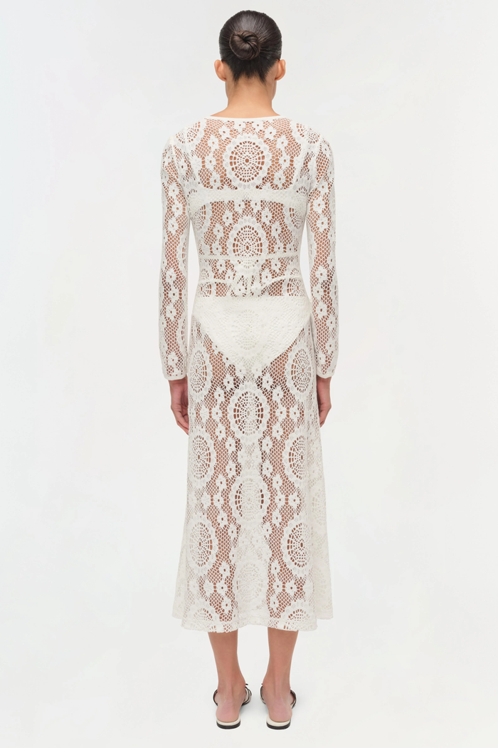 Simkhai Hawthorne Lace Up Midi Dress