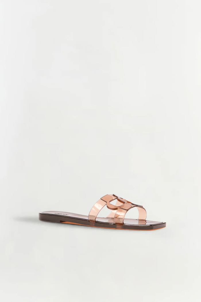 Simkhai Monogram Jelly Flat Slide