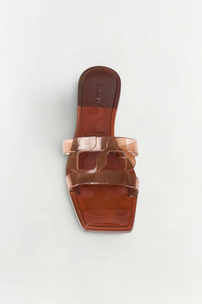 Simkhai Monogram Jelly Flat Slide