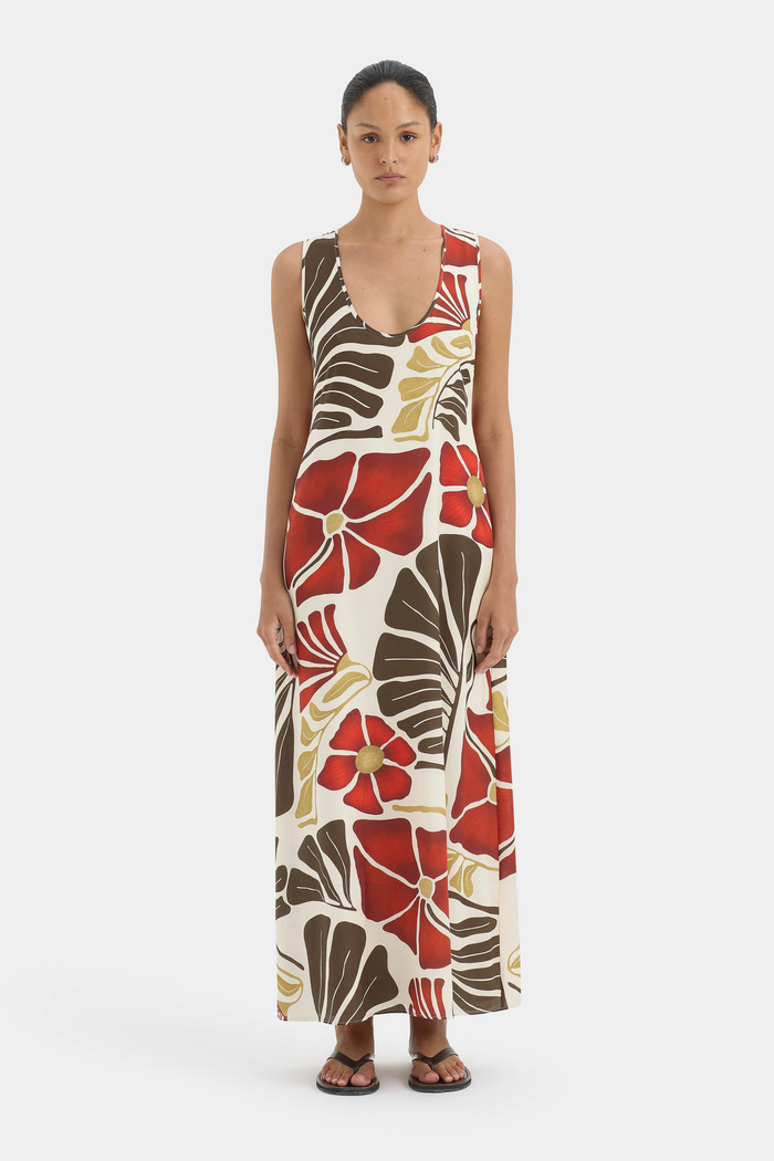 SIR. Julietta Scoop Neck Maxi Dress