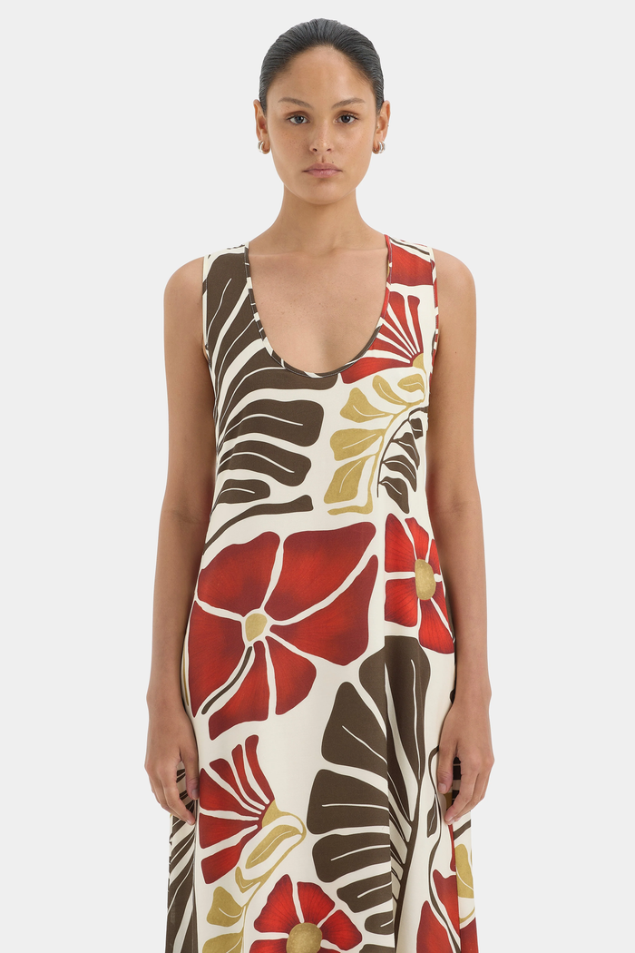 SIR. Julietta Scoop Neck Maxi Dress