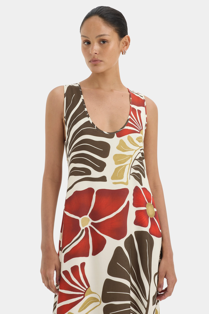 SIR. Julietta Scoop Neck Maxi Dress