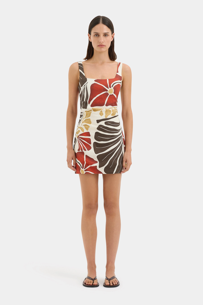SIR. Julietta Square Neck Mini Dress