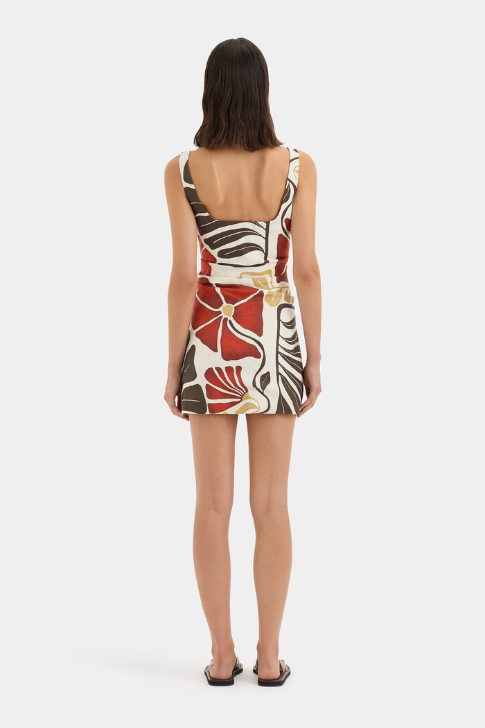 SIR. Julietta Square Neck Mini Dress