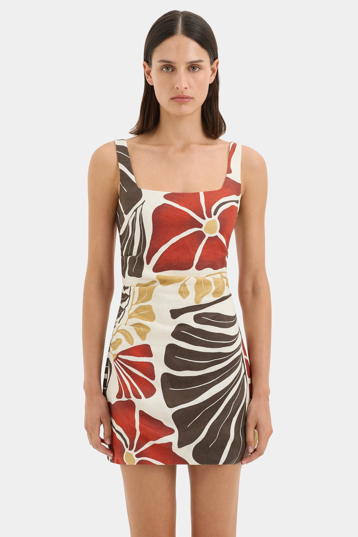 SIR. Julietta Square Neck Mini Dress