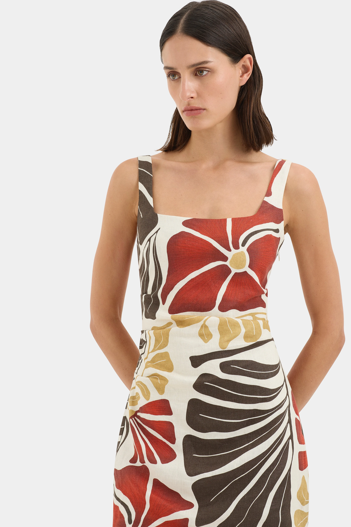 SIR. Julietta Square Neck Mini Dress