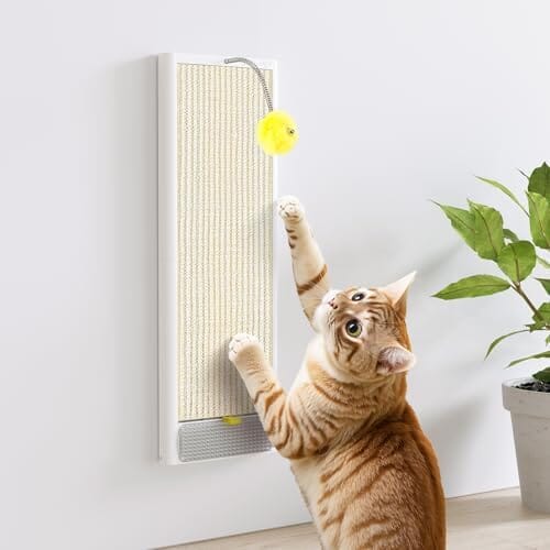 Sisal Cat Scratching Board w/Replaceable Sisal Pad Cat Trees & Scratching Posts Pet Clever