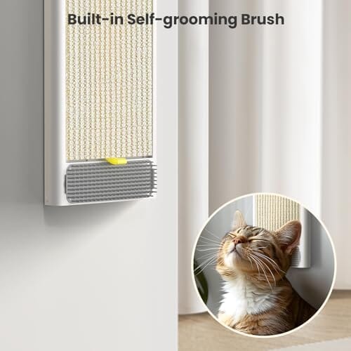 Sisal Cat Scratching Board w/Replaceable Sisal Pad Cat Trees & Scratching Posts Pet Clever