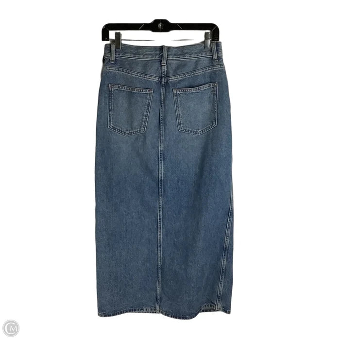 Skirt Maxi By Madewell In Blue Denim, Size: 0 (24)