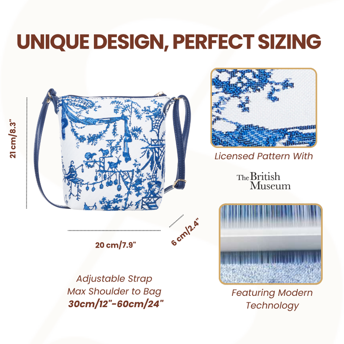 SLING-BM-CHINO | British Museum Chinoiserie Sling Bag Crossbody