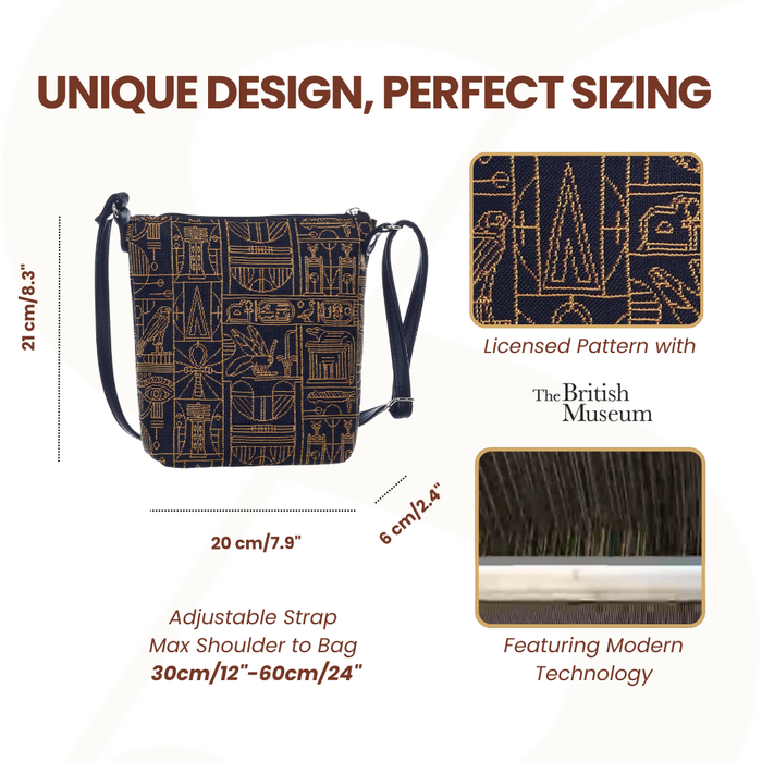 SLING-BM-EGYPT| British Museum Egyptian Sling Bag Crossbody