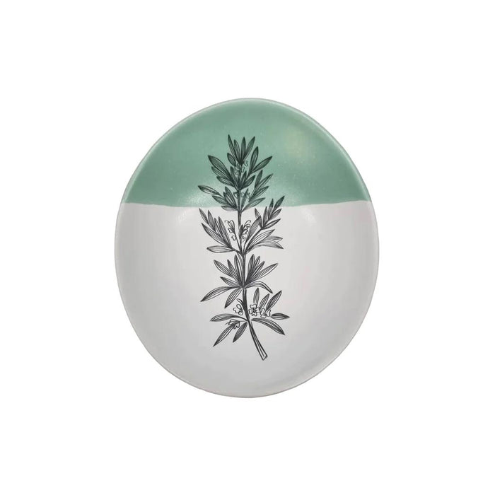 Jo Luping Small Porcelain Rosemary Green Dipped Bowl (10cm) | Koop.co.nz