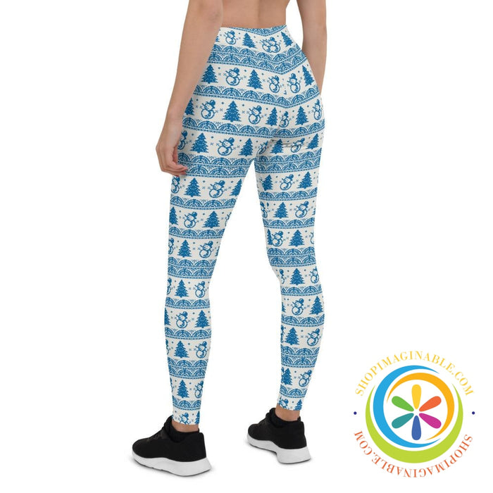 Snowman Sweater Leggings-ShopImaginable.com
