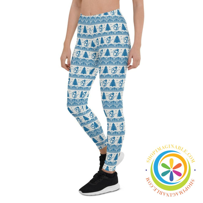 Snowman Sweater Leggings-ShopImaginable.com